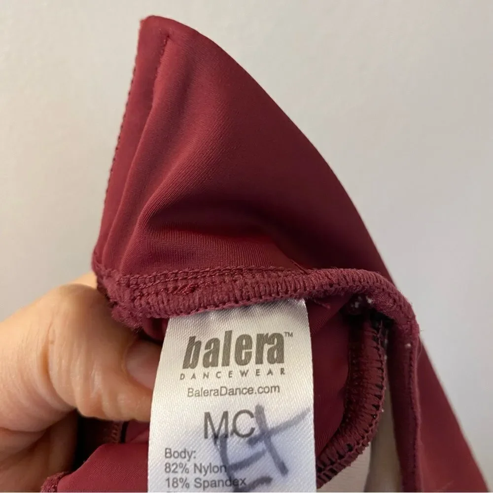 Weissman dance costume burgundy